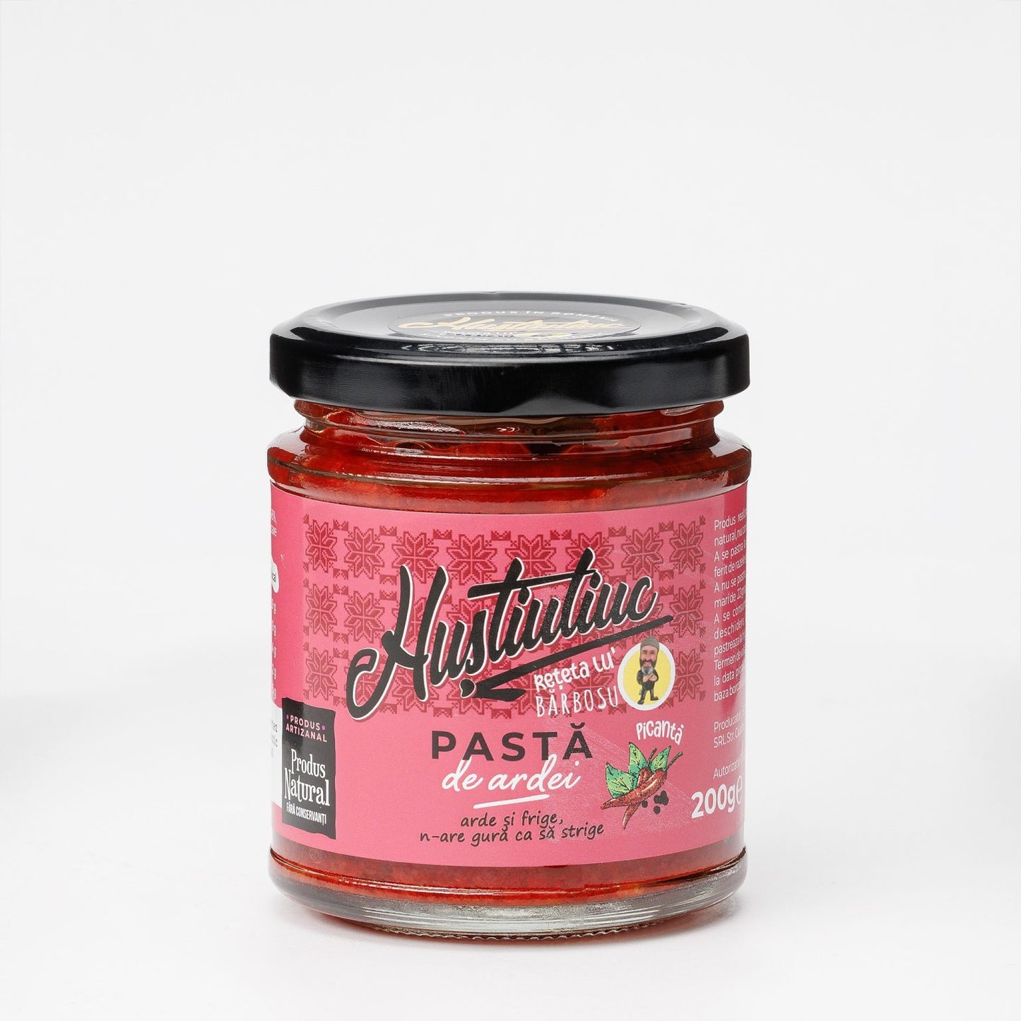 Pasta de Ardei Picanta, Huștiuliuc, 200 gr