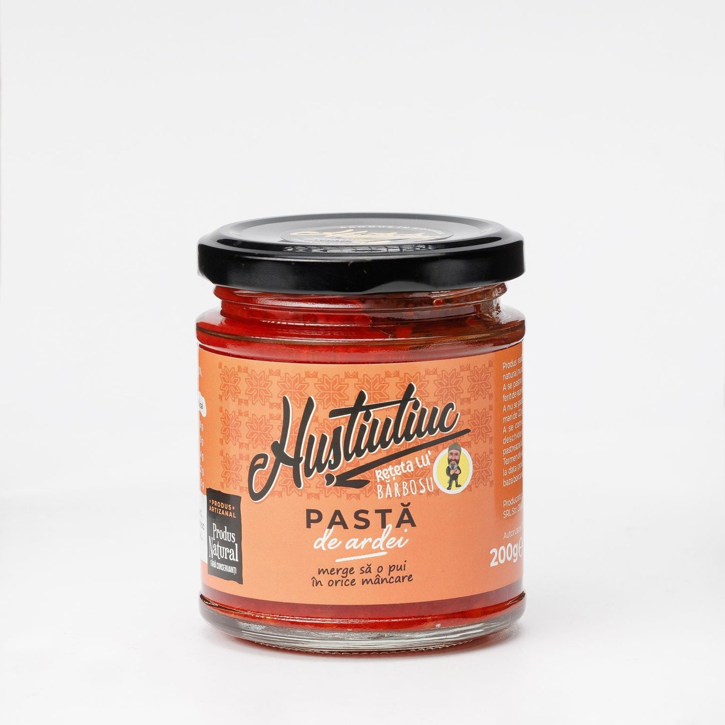 Pasta de ardei dulce, Huștiuliuc, 200 gr