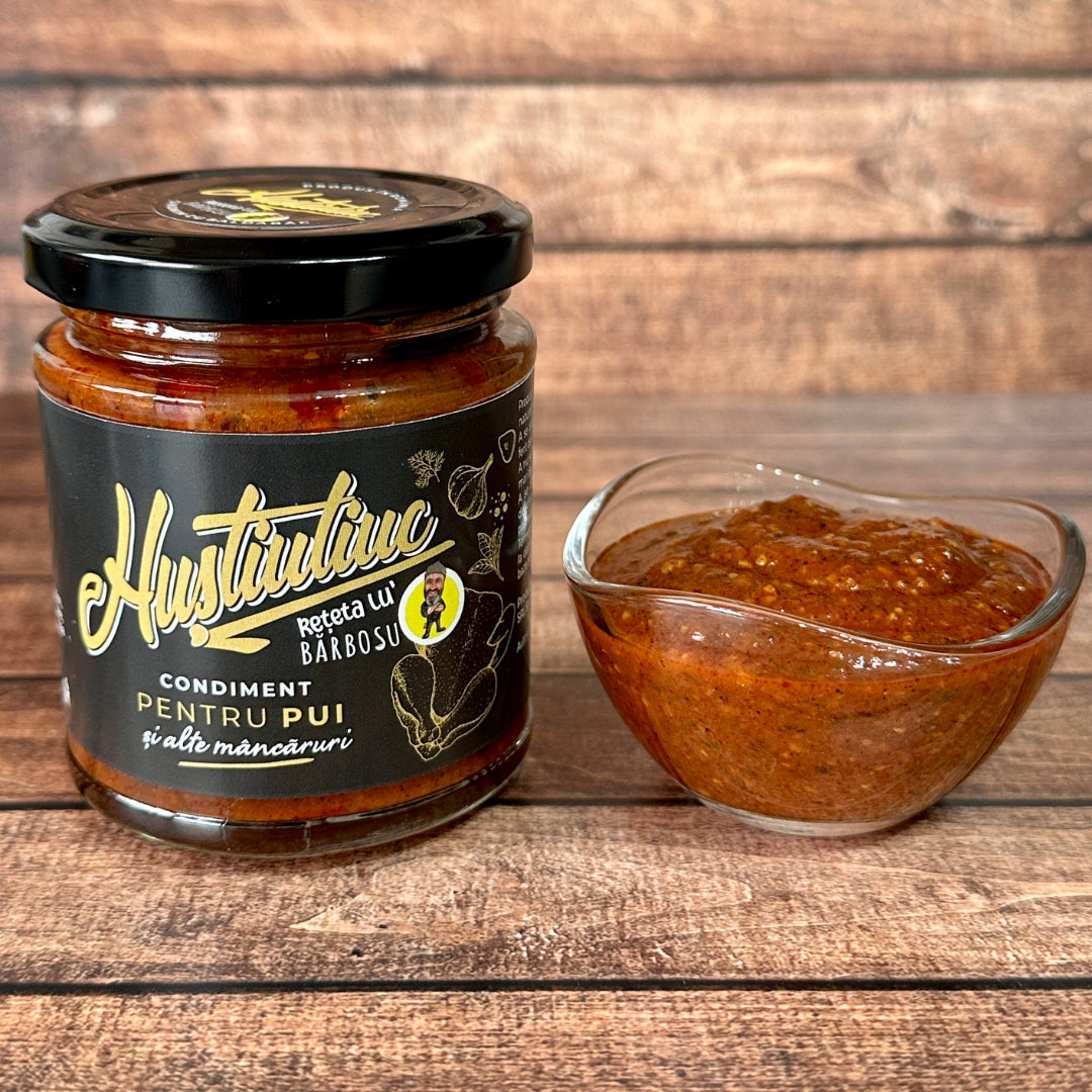 Condiment pentru carne de pui, Hustiuliuc, 190g