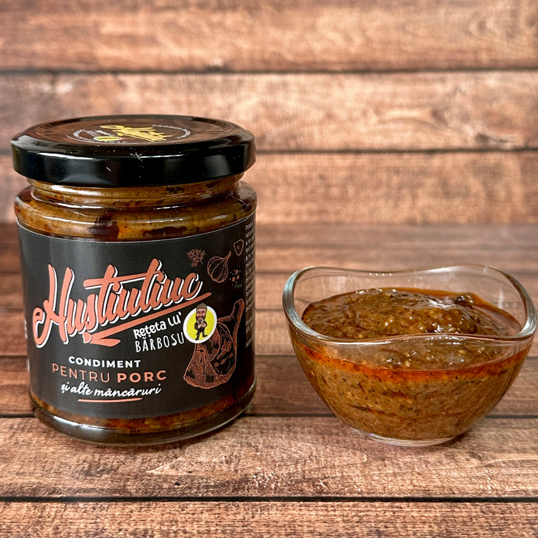 Condiment pentru carne de porc, Hustiuliuc, 190g